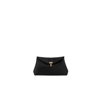 Toteme Clutch T-Lock - Bags - Mujer - Negro - ONE SIZE