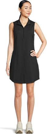 Tommy Bahama Aubrey Zip Mock Dress Womens Dress Black : LG (US 12-14), Nylon/Spandex