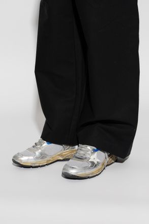 Golden Goose Dad-Star Sports Shoes, Mens, Silver