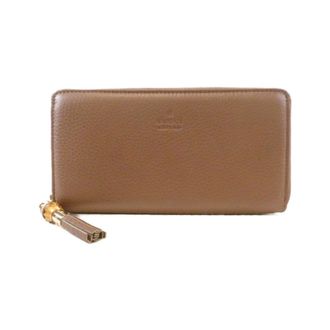 Gucci Pink Leather Long Wallet (Bi-Fold) (Pre-Owned)