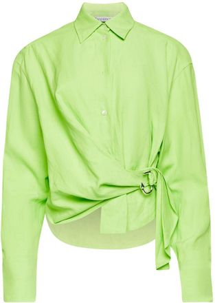 J.W.Anderson Twisted Shirt - Womens - Linen/Flax/Viscose