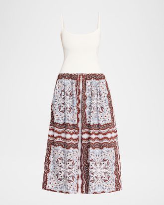 Cara Cara Tammy Paisley Tank Dress