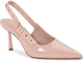 Berness Candes Grommet Slingback Pump in Beige at Nordstrom Rack, Size 7.5