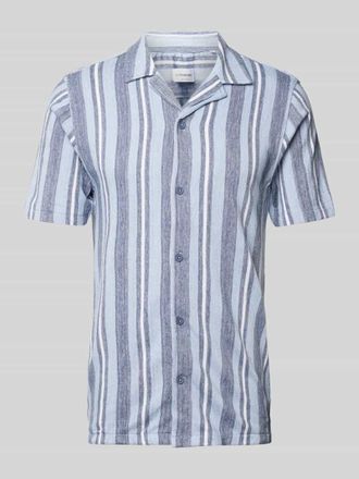 Lindbergh Lindbergh Relaxed Fit Freizeithemd mit Streifenmuster in Blau, Gr&ouml;&szlig;e L