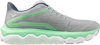 Mizuno Womens Wave Horizon 8 Shoe In Pearl Blue/white