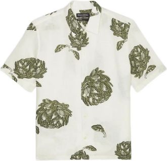 Marc O'Polo Overhemd met bloemenprint - Wit