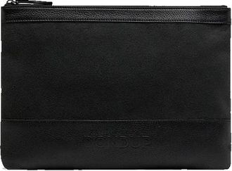 Dondup Pochette in fustagno - Heren - Tassen - Zwart - ONE Size - Katoen - Tassen