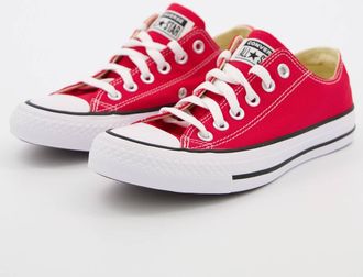 Converse Sneaker CONVERSE Chuck Taylor All Star Ox, Damen, Gr. 36,5, rot, Textil, Schuhe Sneaker