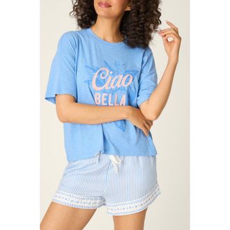 PJ Salvage Frutta Fresca Graphic T-Shirt in Cornflower at Nordstrom, Size X-Small
