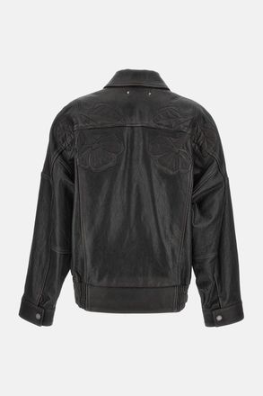 Golden Goose Giacca In Nappa Con Ricami
