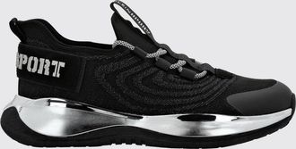 Plein Sport Sneakers Runner in jersey di viscosa con suola dentellata