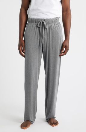 Nordstrom Moonlight Eco Stretch Modal Pajama Pants in Grey Dark Heather at Nordstrom, Size Xx-Large