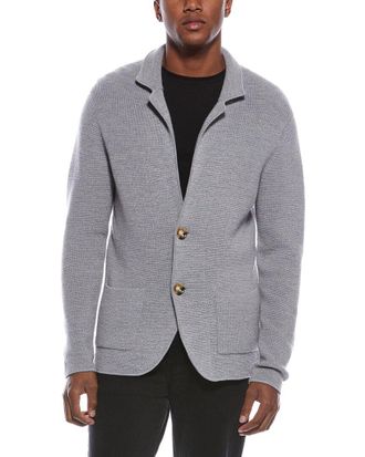 Kier + J Waffle Stitch Wool Blazer