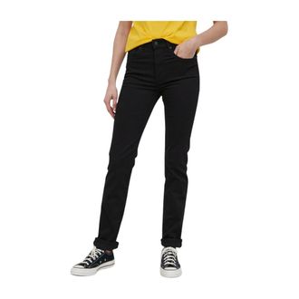 Levi's Jeans, Dames, Zwart, W25 L32, Straight Jeans