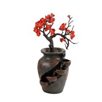 OEM Vaso Per Acqua, In Resina E Plastica, Dimensioni 30x18x40 Cm, Tensione Ca 220-240v, Potenza 2,5w, Portata Massima 150l/h