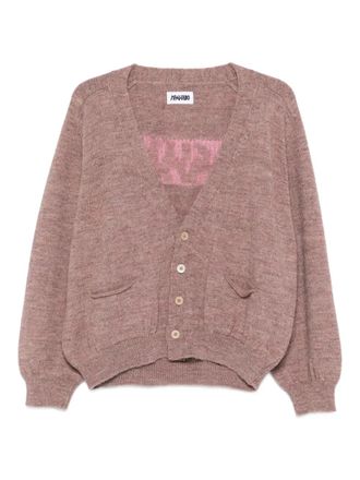 Magliano patch-pocket button cardigan - unisex - Wool - M - Pink
