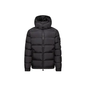 Moncler Moncler Maya Matte Short Down Jacket, Men, Black, Size: 0