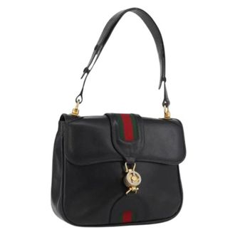 Gucci Pre-owned Shoulder Bags, female, Black, Size: ONE SIZE Pre-owned Vintage Shoulder Bag