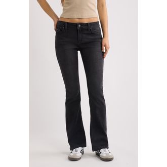 BP. Low Rise Bootcut Jeans in Washed Black at Nordstrom, Size 27