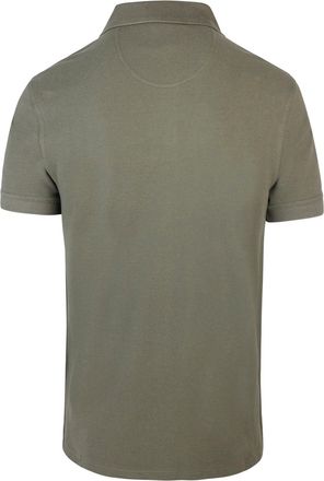 Barbour Mens Piqu&eacute; Polo Shirt Green Cotton T-shirts And Polos