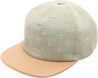 Louis Vuitton Pre-owned Accessories, female, Beige, Size: ONE SIZE Pre-owned Monogram Legacy Leather Cotton Cap