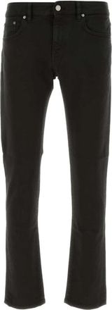 Pantaloni Torino Swing Slim-fit Jeans - Heren - Regular Fit Jeans - Zwart - W36 - Leer - Jeans