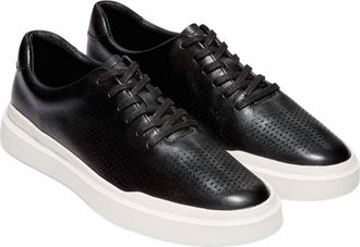 Cole Haan Mens Grandpro Rally Laser Cut Sneaker In Black