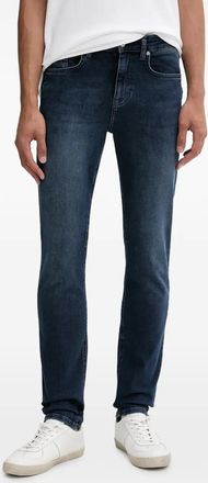Karl Lagerfeld Jeans met vijf zakken - Blauw
