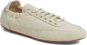 Django & Juliette Brinkle Flat Sneaker in Vanilla Leather at Nordstrom, Size 37