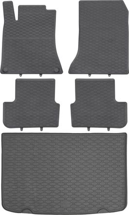 OEM Juego De Alfombrillas De Goma Para Coche Y Maletero Para Mercedes Clase A W176 Hatchback (09.2012-04.2018)