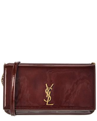 Saint Laurent Patent Wallet On Chain