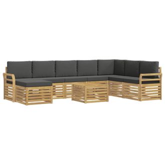 vidaXL Juegos De Sof&aacute;s Madera De Acacia S&oacute;lida Vidaxl
