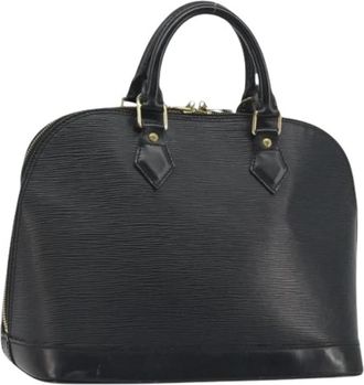 Louis Vuitton Pre-owned Hand Bag - Dames - Vintage Handtas - Zwart - ONE Size - Leer - Vintage