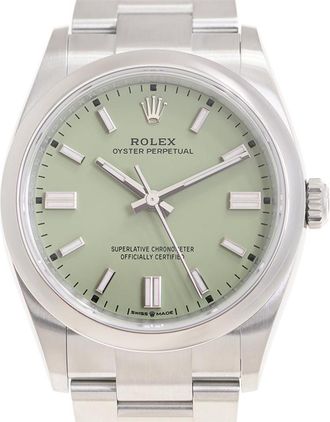 Rolex Oyster Perpetual 36 Automatic Chronometer Pistachio Dial Unisex Watch M126000-0011