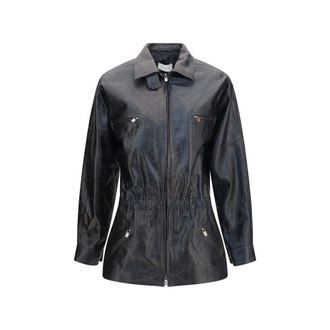 Magda Butrym Lambskin Leather Womens Jacket