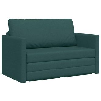 vidaXL Vidaxl - Divano Letto Verde Scuro 124 X 71 X 78 Cm Tessuto