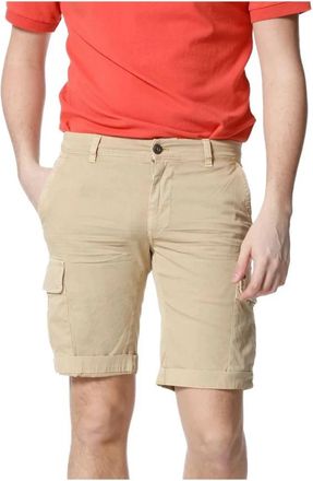 Mason's Cargo Stretch Beige Shorts - Heren - Korte Broeken - Beige - 2XL - Katoen - Korte Broeken