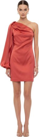 Stella McCartney Red One Shoulder Mini Dress