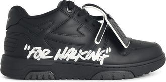 Off-white O.O.O. Schwarze Lear-Sneaker