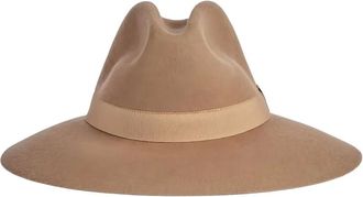 Fay Fedora hoed met brede rand - Beige