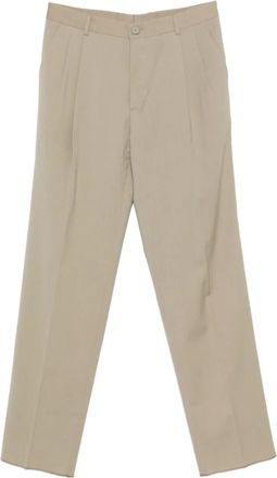 Manuel Ritz wool blend straight-leg trousers - Neutrals