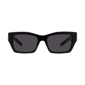 Givenchy GV40077I01A Stud-Embellished Rectangle Sunglasses - Black