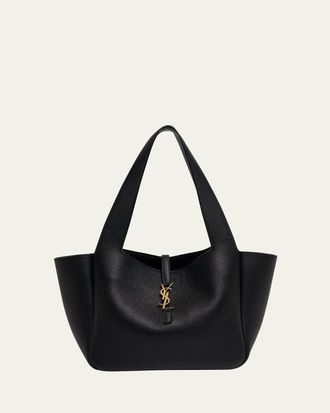 Saint Laurent Le 5 &agrave; 7 Bea Tote Bag in Leather