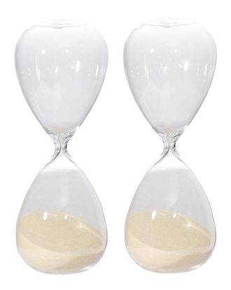 A&B Home Set Of 2 Ferdinand 60-Minute Hourglass