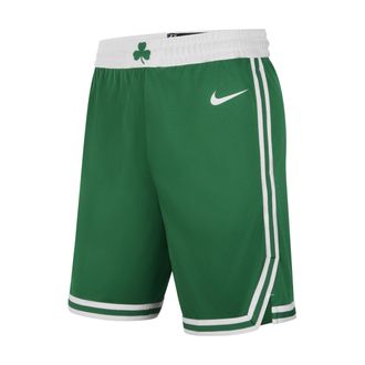 Nike Boston Celtics Icon Edition Nike Mens NBA Swingman Shorts in Green | AJ5587-312