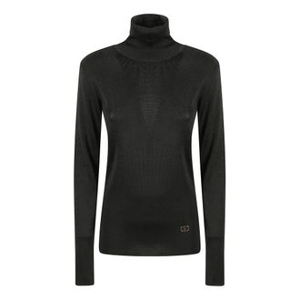 Valentino Garavani Turtlenecks, male, Black, L, Valentino Garavani Jumpers Black