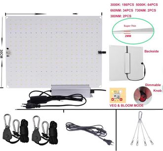 OEM L&aacute;mpara De Cultivo, Espectro Completo, Modos Regulables, 1200 W M&aacute;x. Ir Uv Pro-a