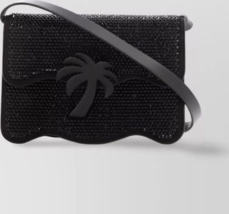 Palm Angels palm beach leather shoulder bag