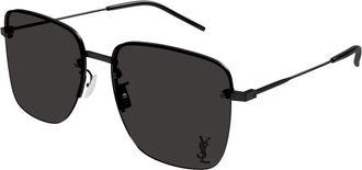 Saint Laurent SL 312 M Zonnebril - unisex - Zonnebrillen - Zwart - 58 MM - Accessoires