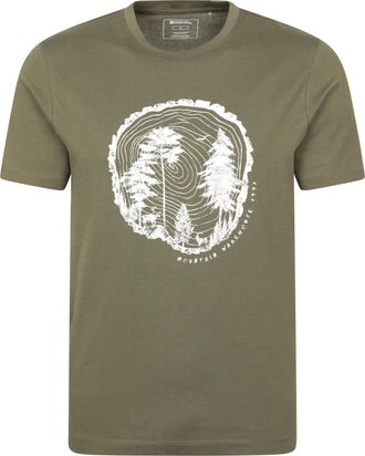 Mountain Warehouse Tri Linear Mens T-Shirt Khaki 2XL